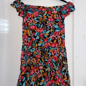 Forever21 Floral Off the shoulder dress